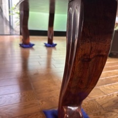 一枚板ローテーブル　天然木　座卓