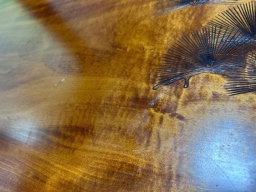 一枚板ローテーブル　天然木　座卓