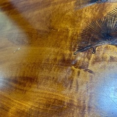 一枚板ローテーブル　天然木　座卓