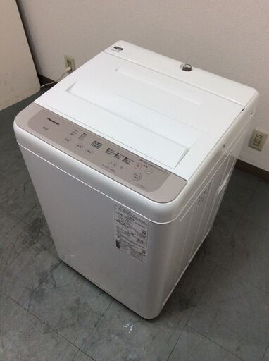 （5/26受渡済）JT6888【Panasonic/パナソニック 6.0㎏洗濯機】美品 2021年製 NA-F60B14 家電 洗濯 簡易乾燥付