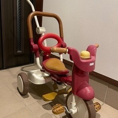 中古品  iimo 三輪車 手押し車