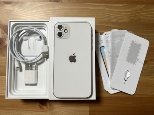 値下げ】iPhone 11 ホワイト128GB SIMフリー 箱、付属品あり | vaisand.com