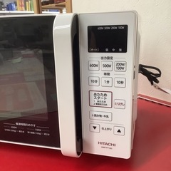 電子レンジ フラットテーブル HITACHI 日立 HMR-FT183 2021年製