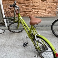 自転車　20インチ　グリーン