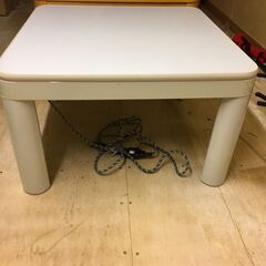 白いこたつテーブル正方形（６０ｃｍ）２個セット(ばら売り可）