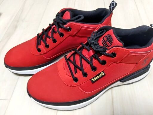 Timberland　未使用　新品　スニーカー　レッド サイズ　27.5