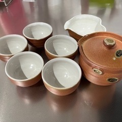 信楽焼　茶器セット（未使用品）