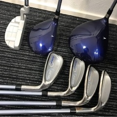 【Fitway】レディースゴルフクラブセット（右）　バック＋ボール付