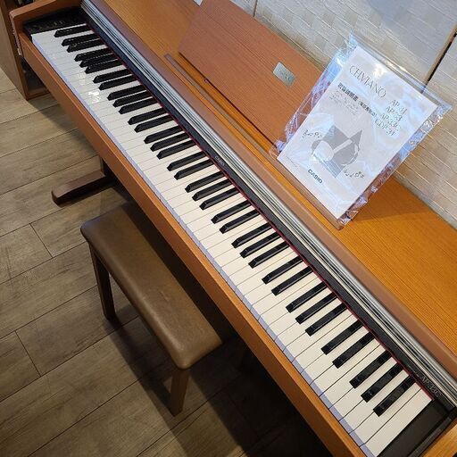 CASIO AP-33C チェリー調）[デジタルピアノ] セルヴィアーノ椅子付 CASIO AP-33C チェリー調）[デジタルピアノ] セルヴィアーノ椅子