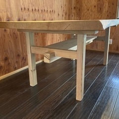 【宮大工】杉／一枚板テーブル／天然木／無垢