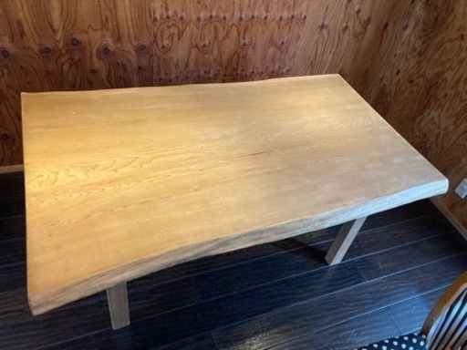 【宮大工】杉／一枚板テーブル／天然木／無垢