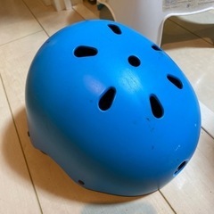 子供用ヘルメット　ブルー　52〜55センチ