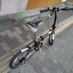 CHEVROLET[シボレー]16吋 折り畳み自転車 外装6段/ブラック