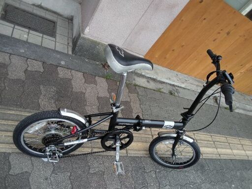CHEVROLET[シボレー]16吋 折り畳み自転車 外装6段/ブラック 自転車
