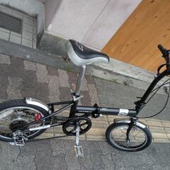 CHEVROLET[シボレー]16吋 折り畳み自転車 外装6段/ブラック