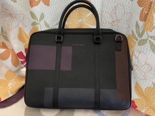 新品近い　バーバリー　ビジネスバッグ　ショルダーバッグ　書類バッグ