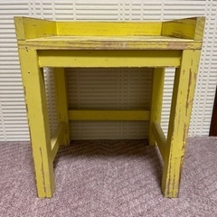 【ネット決済】黄色のベンチ(植木台)