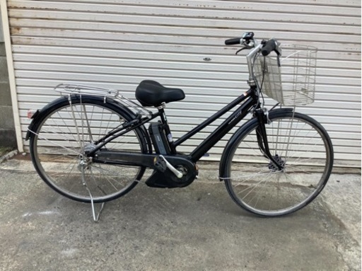 54ヤマハ新機種電動アシスト自転車pas city27インチ　ブラックボディー