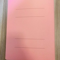 フラットファイル A4-S ピンク 紙製
