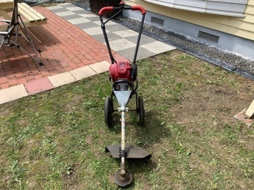 手押し式エンジン草刈機！ナイロンカッター仕様　ホンダエンジン4スト