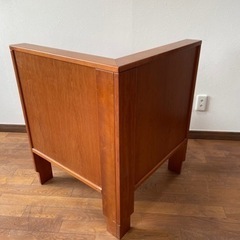 カナディアン家具 コーナーチェア ストッカー付き