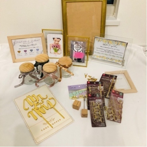 ウェルカムスペース　ケーキトッパー　花嫁DIY 結婚式グッズ　ウェディング　卒花　プレ花