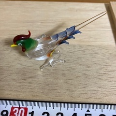 ガラス製鳥