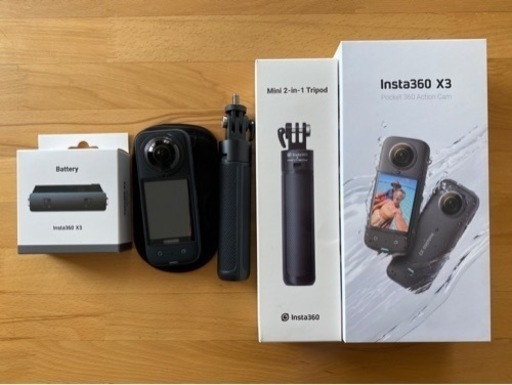 ビデオカメラ、ムービーカメラ insta360 X3