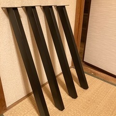 KANADEMONO テーブル脚 円形テーブル向き ブラック