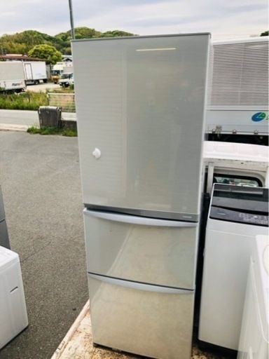 (購入者決めました1)配送可能　東芝 TOSHIBA GR-E38N-SS [ノンフロン冷凍冷蔵庫 (375L・右開） 3ドア ブライトシルバー]