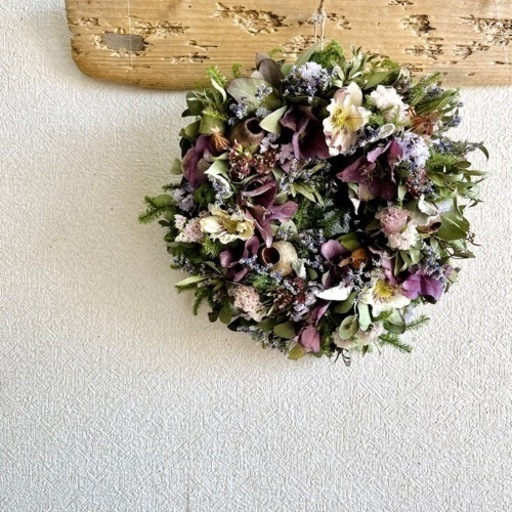 母の日　母の日ギフト　ユーカリと花々のエレガントリース 母の日 母の日ギフト ユーカリと花々のエレガントリース