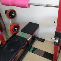 ５月いっぱいのみ　分解済み　スミスマシン、可変ベンチ、ウェイト　トレーニングセット　引き取り限定