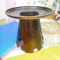 15.000円　中古　池坊花器　青銅製　お部屋を華やかに( ^)o(^ )