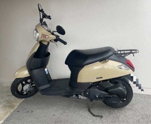 値下げ！SUZUKI レッツ ベージュ 走行距離少なめ スマホホルダー付き