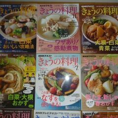 中古本 NHKテキスト　きょうの料理　まとめて12冊