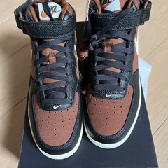 エアフォース1 MID '07 LX新品CERTIFIED FRESH茶26cm