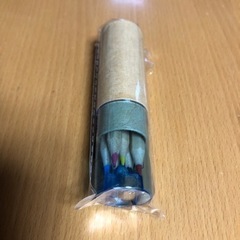5    未使用　色鉛筆 色えんぴつ シャープナー付 紙筒 ミニ...