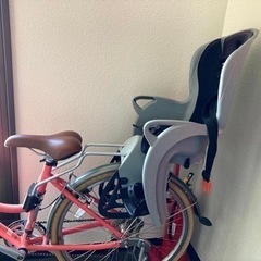 ルイガノ自転車 Hamaxチャイルドシート付