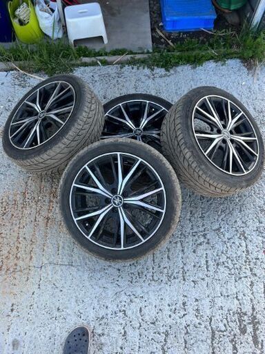 215/45R17　プリウス　17インチ アルミホイール 中古 ４本セット