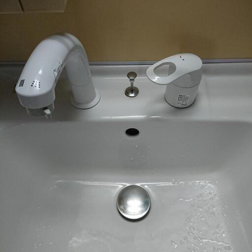 予約受付】INAX 洗面化粧台 オフト D7 ホース収納式シングルレバー洗髪