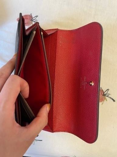 【LOUIS VUITTON】赤色の長財布♡