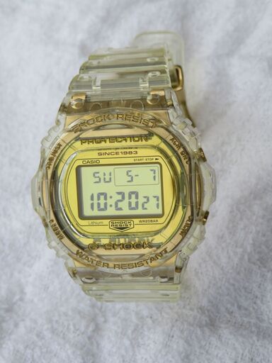 CASIO G-SHOCK 35周年限定モデル GLACIER GOLD スティングモデル DW-5735E