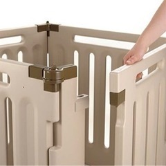 リッチェル ペット用 3ウェイサークル   6面70H ベージュ