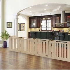 リッチェル ペット用 3ウェイサークル   6面70H ベージュ