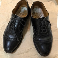 革靴　スコッチグレイン　黒　24.5