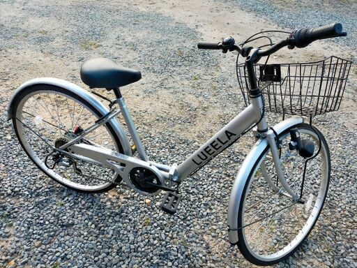 【美品】シマノ6段変速　26インチ折りたたみ自転車