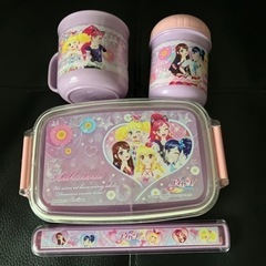 アイカツ　お弁当箱　箸　コップ　おしぼり入れ　幼稚園　保育園　子ども用