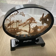 中国民芸品 コルク彫刻