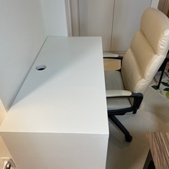 【ネット決済】デスク＆椅子　(机、学習机、チェア)