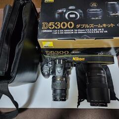 【ネット決済・配送可】NikonD5300ダブルズームキット